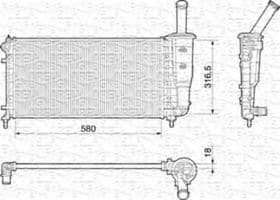 Радіатор охолодження двигуна