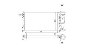 Радіатор охолодження двигуна