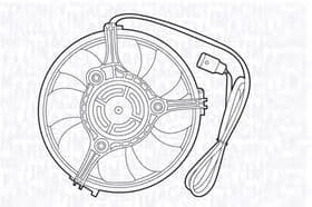 Вентилятор системы охлаждения двигателя Вентилятор системы охлаждения двигателя