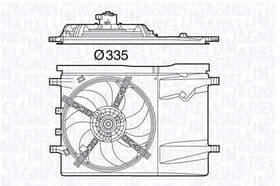 Вентилятор системы охлаждения двигателя