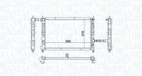 Радиатор охлаждения двигателя
