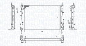 Радіатор охолодження двигуна Радіатор охолодження двигуна