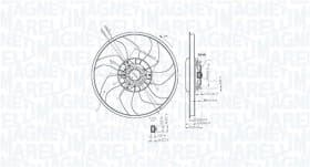 Вентилятор системи охолодження двигуна Вентилятор системи охолодження двигуна