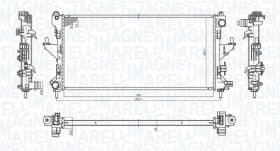 Радиатор охлаждения двигателя Радиатор охлаждения двигателя