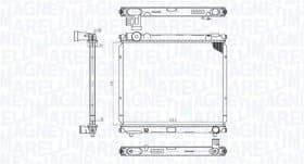 Радиатор охлаждения двигателя