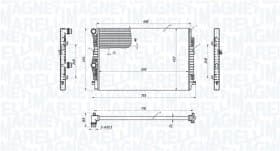 Радиатор охлаждения двигателя