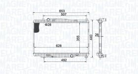 Радіатор охолодження двигуна Радіатор охолодження двигуна