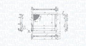 Радиатор охлаждения двигателя Радиатор охлаждения двигателя