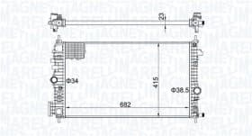 Радиатор охлаждения двигателя Радиатор охлаждения двигателя