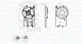 Вентилятор системы охлаждения двигателя