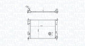 Радиатор охлаждения двигателя Радиатор охлаждения двигателя