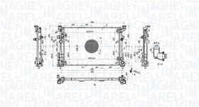 Радиатор охлаждения двигателя