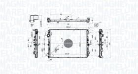 Радиатор охлаждения двигателя Радиатор охлаждения двигателя