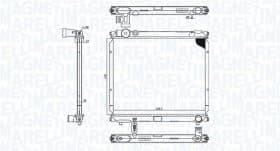 Радиатор охлаждения двигателя