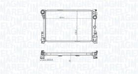 Радиатор охлаждения двигателя Радиатор охлаждения двигателя