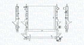Радиатор охлаждения двигателя Радиатор охлаждения двигателя