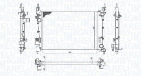 Радіатор охолодження двигуна Радіатор охолодження двигуна