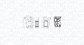 Масляный радиатор двигателя