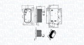 Масляный радиатор двигателя