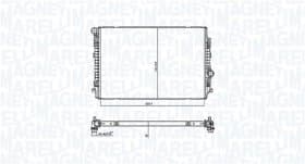 Радиатор охлаждения двигателя