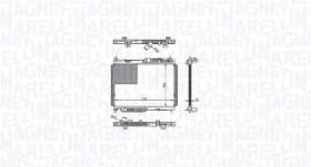 Радіатор охолодження двигуна Радіатор охолодження двигуна