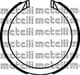 53-0491 Metelli Колодки ручника