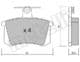 22-0048-0 Metelli Гальмівні колодки
