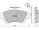 22-0286-0 Metelli Гальмівні колодки