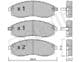 22-0306-0 Metelli Гальмівні колодки для Nissan Maxima