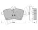 22-0646-0 Metelli Гальмівні колодки