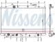 606769 Nissens Радиатор охлаждения двигателя для Honda Odyssey