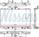606822 Nissens Радіатор охолодження двигуна