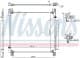 940799 Nissens Радіатор кондиціонера для Toyota Hilux