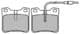 6587 MAPCO Тормозные колодки