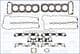 52153800 Ajusa Комплект прокладок ГБЦ для Infiniti Q45