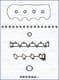 53021000 Ajusa Комплект прокладок ГБЦ