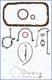 54116500 Ajusa Комплект прокладок блока двигуна