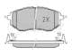 025 242 2218/W Meyle Тормозные колодки