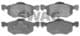 50 11 6067 SWAG Тормозные колодки