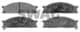 82 91 6286 SWAG Тормозные колодки для Nissan Vanette