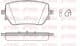 182900 Remsa Гальмівні колодки