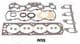 KG-W09 Japanparts Комплект прокладок ГБЦ