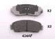 PA-434AF Japanparts Гальмівні колодки