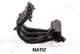 XX-MATIZ Japanparts Впускний патрубок