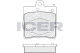 181311396 Icer Тормозные колодки