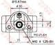 BWB110 TRW Колісний гальмівний циліндр для Fiat Panda