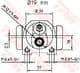 BWD126 TRW Колісний гальмівний циліндр
