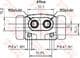 BWD287 TRW Колісний гальмівний циліндр