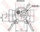 BWF250 TRW Колесный тормозной цилиндр