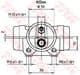 BWH107 TRW Колісний гальмівний циліндр